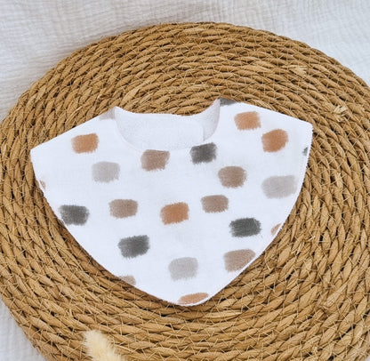 Boho Dots Σαλιάρα Μπαντάνα - The4kins baby brand