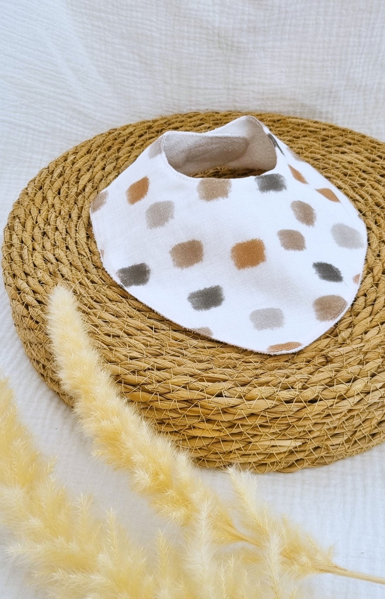 Boho Dots Σαλιάρα Μπαντάνα - The4kins baby brand