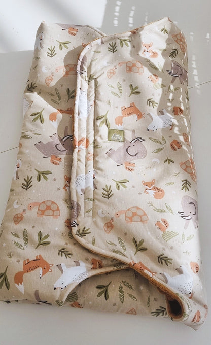 Car Seat Blanket Woodland Wonders - The4kins baby brand