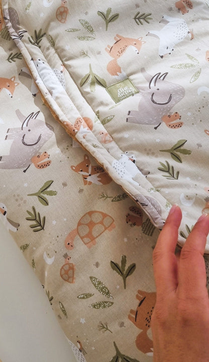 Car Seat Blanket Woodland Wonders - The4kins baby brand