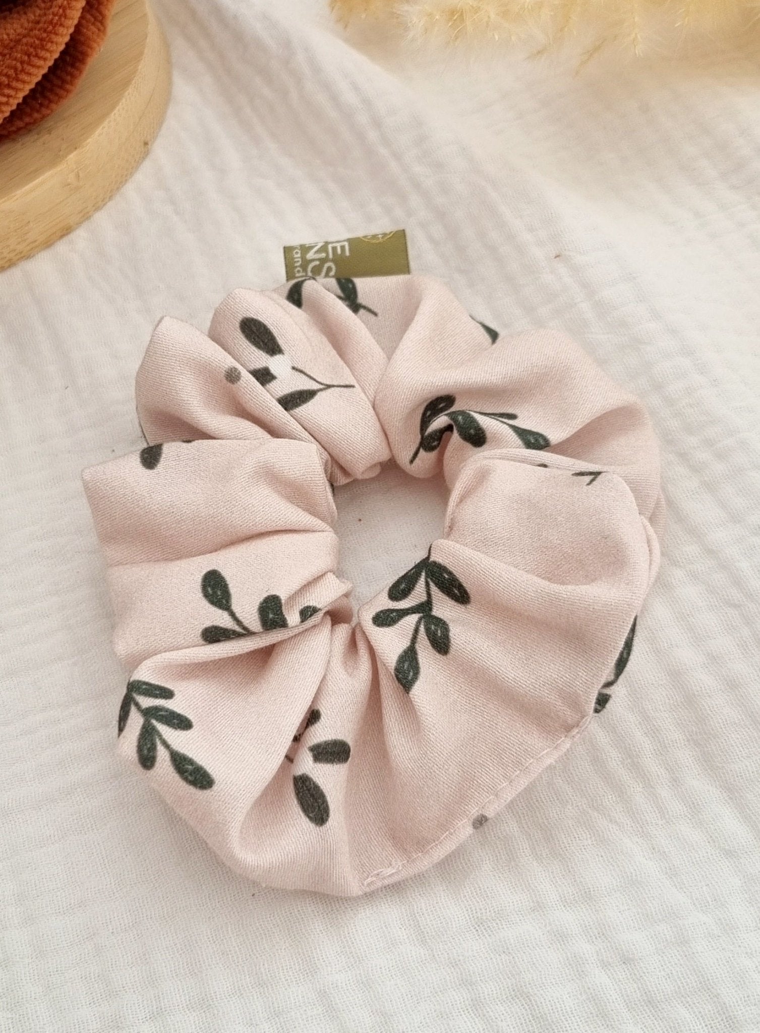 Midnight Bloom Scrunchie - The4kins baby brand