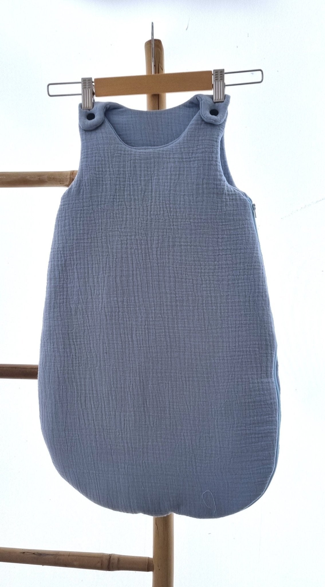 Muslin Υπνόσακος in Baby Blue - The4kins baby brand