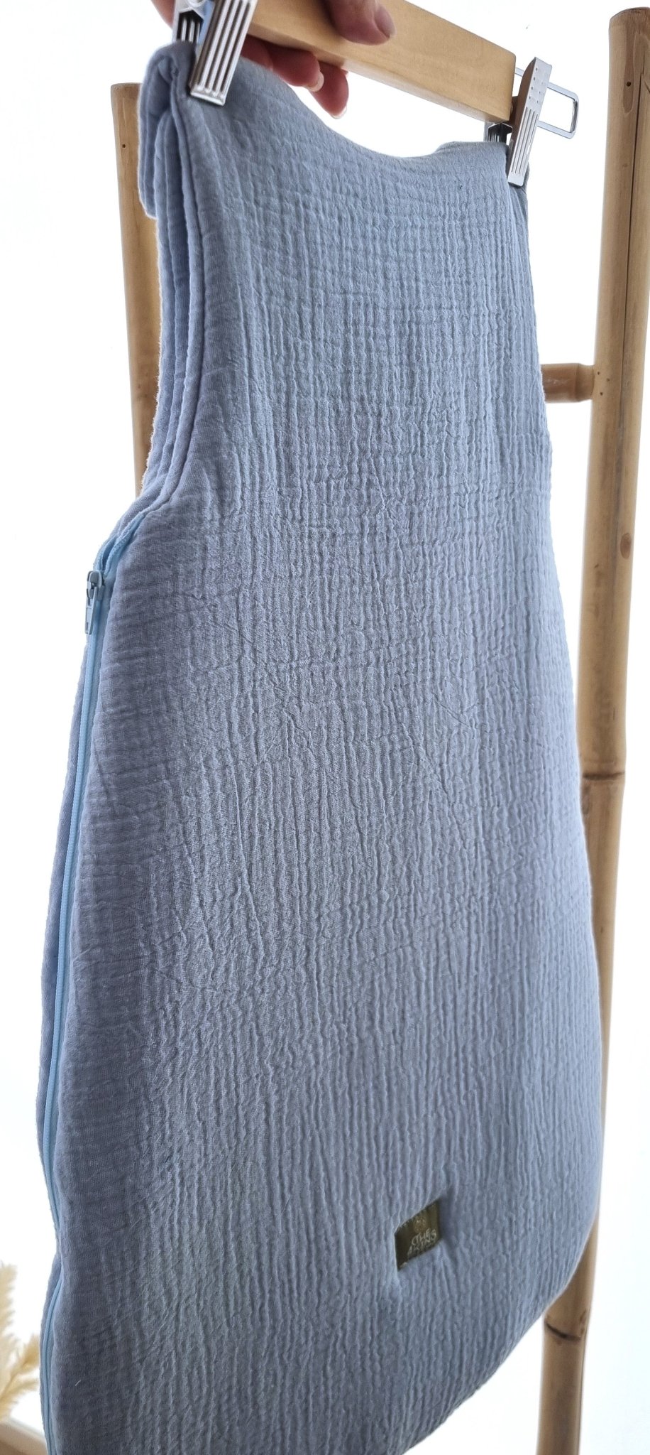 Muslin Υπνόσακος in Baby Blue - The4kins baby brand