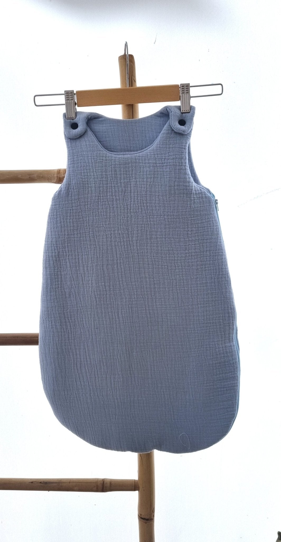 Muslin Υπνόσακος in Baby Blue - The4kins baby brand