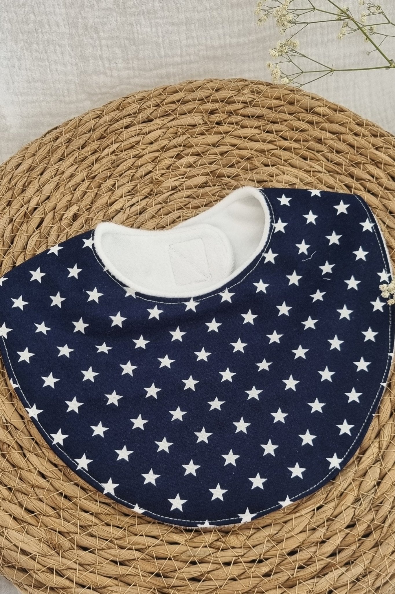 Navy Stars Αδιάβροχη Σαλιάρα - The4kins baby brand