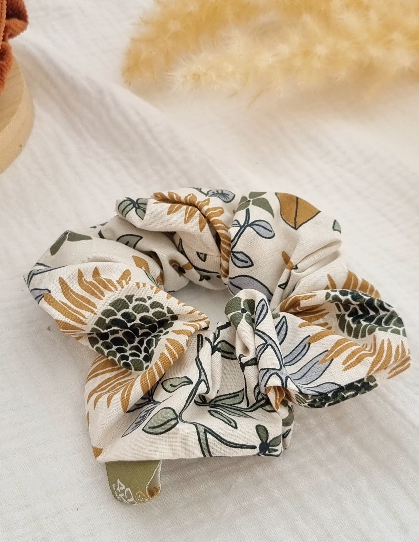 Sunflower Scrunchie - The4kins baby brand